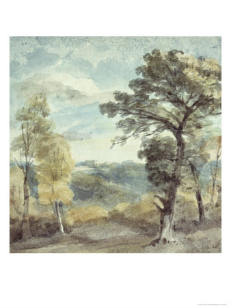 Landscape with Trees Constable Print